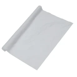 CHEMIN DE TABLE MOUSSELINE 48CMX5M BLANC