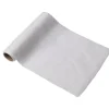 CHEMIN DE TABLE MOUSSELINE 28CMX5M BLANC
