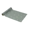 CHEMIN DE TABLE MOUSSELINE OLIVIER 28CMX5M VERT