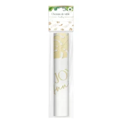 CHEMIN DE TABLE ORGANZA TROPICAL PARTY 28CMX4M