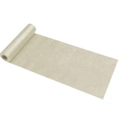 CHEMIN DE TABLE PAILLETTES PREMIUM 30CMX5M PLATINE