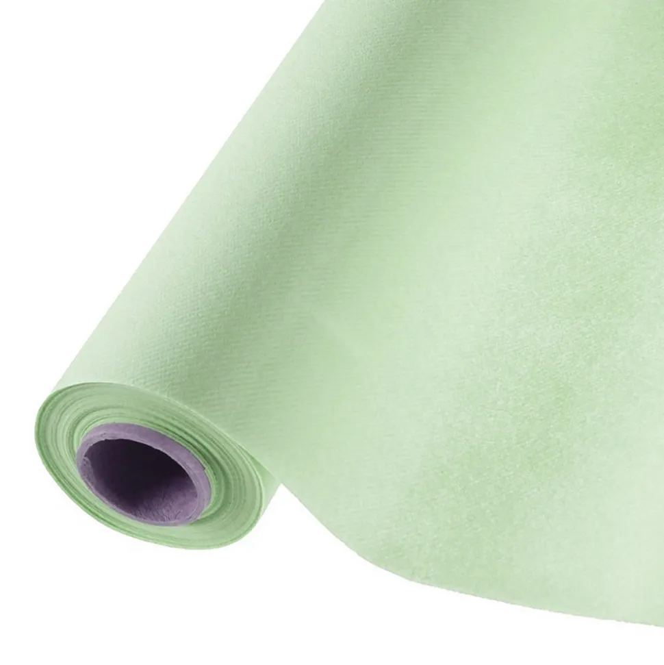 CHEMIN DE TABLE PAPIER AIRLAID 40CMX6M PISTACHE