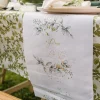 CHEMIN DE TABLE TISSU JARDIN BOTANIQUE 28CMX3M