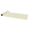 CHEMIN DE TABLE TISSU LIGNE 28CMX5M CRÈME PISTACHE