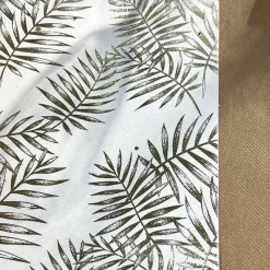 CHEMIN DE TABLE TISSU PALMIER OR 30CMX3M ÉCRU