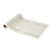 CHEMIN DE TABLE TISSU RAMEAUX OLIVIER 28CMX5M LIN