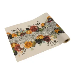 CHEMIN DE TABLE TOILE HALLOWEEEN 28CMX4M