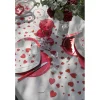 CHEMIN DE TABLE VOILE POLYESTER CUR 28CMX3M BLANC