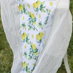 CHEMIN DE TABLE VOILE ÉTAMINE 90CMX3M BLANC