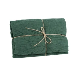 CHEMIN DE TABLE VOILE ÉTAMINE 90CMX3M VERT ANGLAIS