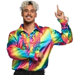 CHEMISE DISCO MULTICOLORE HOMME