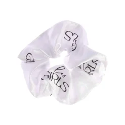 CHOUCHOU SATIN LES GIRLS 11CM BLANC