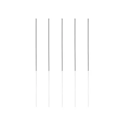 5 CIERGES MAGIQUES 40CM ARGENT - F2