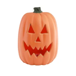 CITROUILLE DÉCO LED PLASTIQUE 28X20X38CM ORANGE