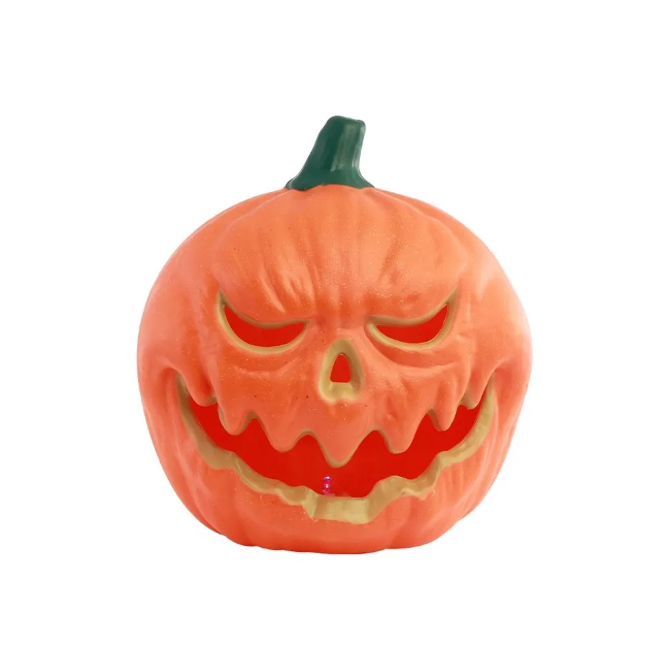 CITROUILLE DÉCO LED PLASTIQUE 29X20X30CM ORANGE