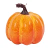 2 CITROUILLES 10CM ORANGE
