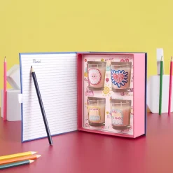 COFFRET 4 BOUGIES PARFUMÉES FLEUR COTON MAÎTRESSE