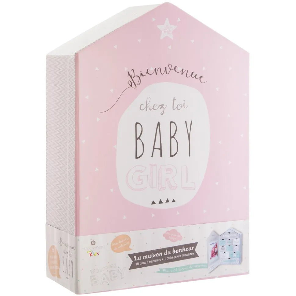 COFFRET DE NAISSANCE MAISON CARTON 20.8X9.4X30.5CM