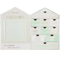 COFFRET DE NAISSANCE MAISON CARTON 20.8X9.4X30.5CM