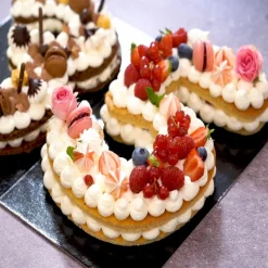 COFFRET NUMBER CAKE À DÉCOUPER PLAQUE SILICONE