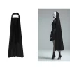 COIFFE LONGUE NONNE MYSTÉRIEUSE 140CM NOIR
