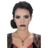 COLLIER ARAIGNEE PIERRE ROUGE