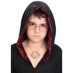 COLLIER CLEPSYDRE SORCIER DORÉ