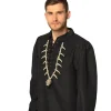 COLLIER OS AVEC TÊTE DE MORT