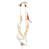 COLLIER PLUMES BOHÈME PERLES ETHNIQUE AJUSTABLE