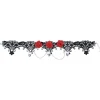 COLLIER RAS-DE-COU CRÂNES ROSES FEMME