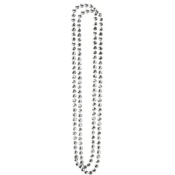 2 COLLIERS BOULES DISCO ARGENT