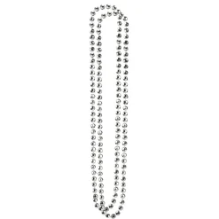 2 COLLIERS BOULES DISCO ARGENT