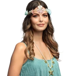 COLLIER SIRÈNE ÉTOILES DE MER ADULTE