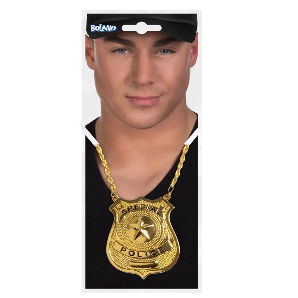 COLLIER SPÉCIAL POLICE OR