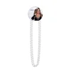 2 COLLIERS PERLES BLANC ADULTE