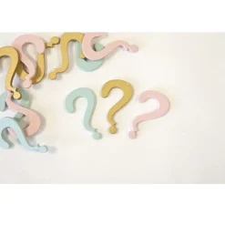 12 CONFETTIS BOIS GENDER REVEAL 4X2.3CM