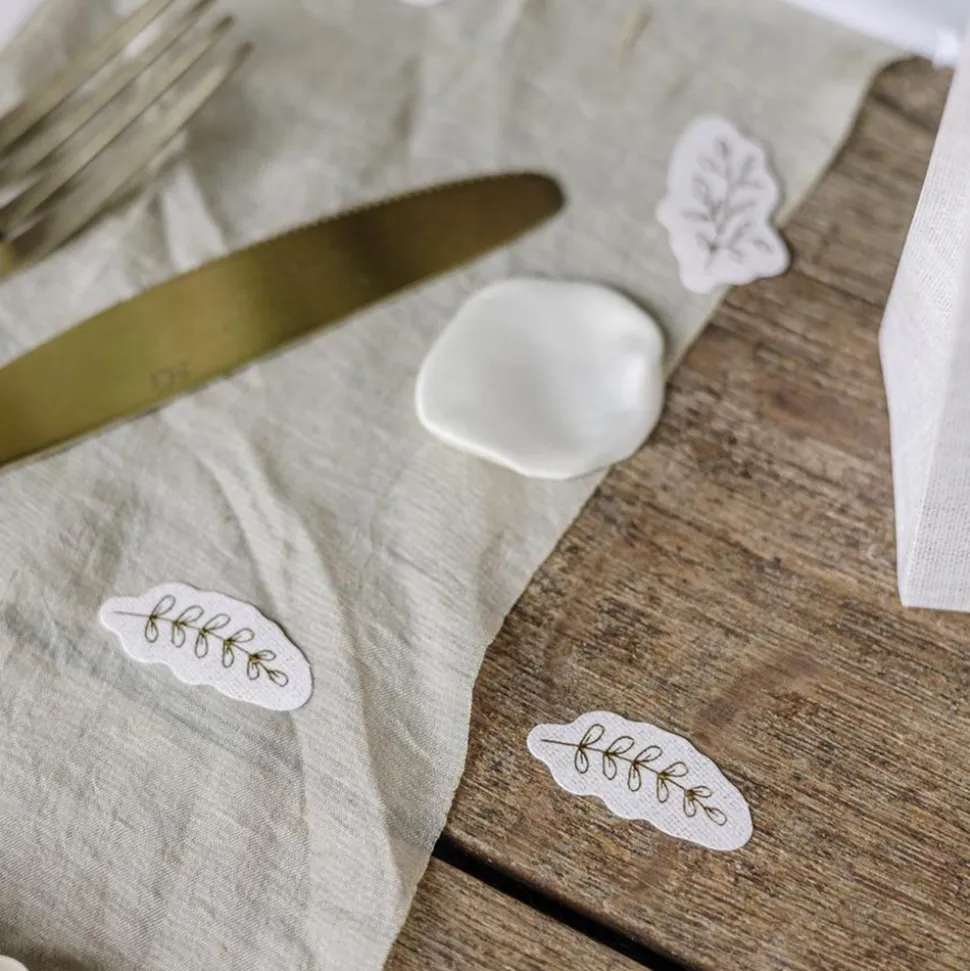 100 CONFETTIS CARTON COMMUNION 3.5-5CM LIN