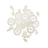 100 CONFETTIS CARTON JOLIS BRINS 2-5CM BLANC