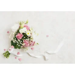 CONFETTIS COEURS 3D RÉSINE 50G ROSE PASTEL