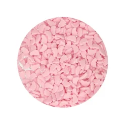 CONFETTIS DE SUCRE PIEDS BÉBÉ ROSE 55G