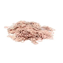 CONFETTIS PAPIER NOMBRE 80 1CM 17G ROSE GOLD