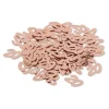 CONFETTIS PAPIER NOMBRE 20 1CM 17G ROSE GOLD
