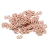 CONFETTIS PAPIER NOMBRE 60 1CM 17G ROSE GOLD