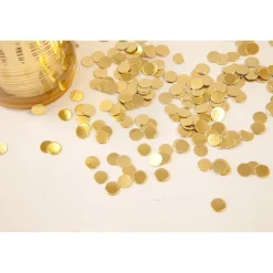 CONFETTIS PASTILLE ROND CARTON 6MM OR MÉTAL