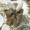 10 CONFETTIS PLEXIGLAS CROIX RELIGION 3X2CM OR