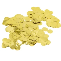 CONFETTIS ROND POLYÉTHYLÈNE 30G OR MÉTAL
