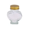 CONTENANT CUR VERRE BOUCHON OR 6X7X4CM 50ML