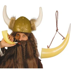 CORNE GUERRE VIKING SIFFLET PVC 26CM BEIGE