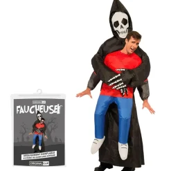 COSTUME GONFLABLE GRANDE FAUCHEUSE SINISTRE ADULTE