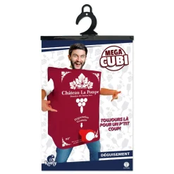 COSTUME HUMOUR CUBI DE VIN ADULTE